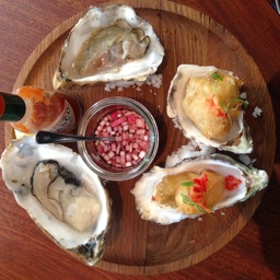 Jersey rock oysters, and deep fried oysters