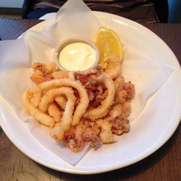 Deep fried squid